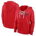 【公式グッズ】NFL 49ers プルオーバー パーカー Fanatics(ファナティクス) レディース スカーレット (24 Women's Blitz Le...