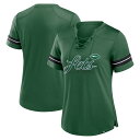 【公式グッズ】NFL ジェッツ Tシャツ Fanatics(ファナティクス) レディース グリーン (24 Women's Play Script Poly S...