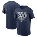 【公式グッズ】MLB ヤンキース アーロン・ジャッジ Tシャツ Nike ナイキ メンズ ネイビー (Men's Nike 300 Home Runs Mile...