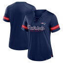 【公式グッズ】NFL ペイトリオッツ Tシャツ Fanatics(ファナティクス) レディース ネイビー (24 Women's Play Script Pol...