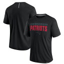 【公式グッズ】NFL ペイトリオッツ Tシャツ Fanatics(ファナティクス) メンズ ブラック (24 MENS Fanatics Defender BLACKOUT SST)