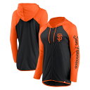 【公式グッズ】MLB ジャイアンツ ジャケット Fanatics(ファナティクス) レディース ブラック (Womens Fall24 LC Sleeve Sc...