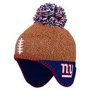 エントリーでポイント 5倍【公式グッズ】NFL ジャイアンツ ニット帽 Outerstuff(アウタースタッフ) トドラー ブラウン (NFL Preschool Football Head Knit)(4)