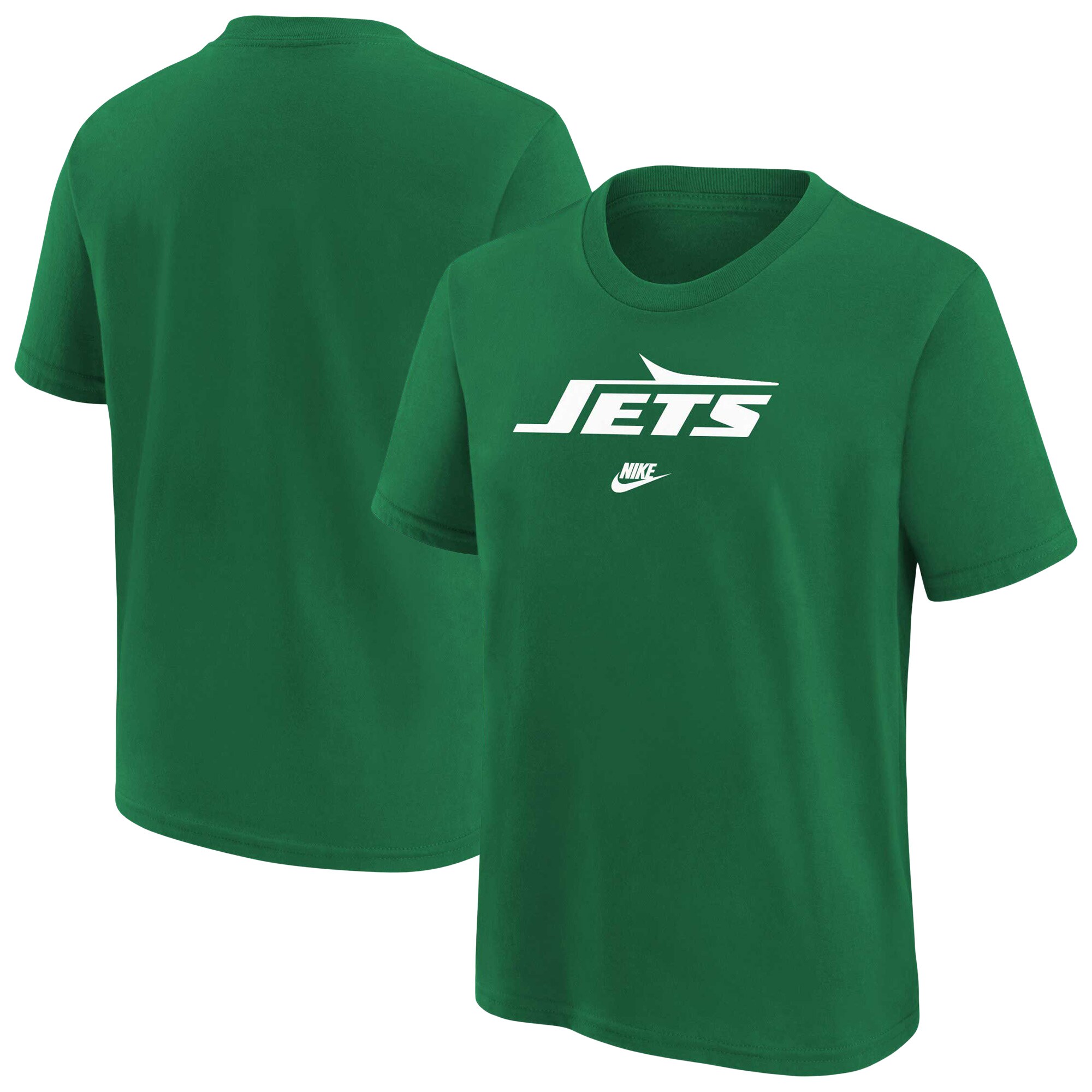 エントリーでポイント 5倍【公式グッズ】NFL ジェッツ Tシャツ Nike ナイキ キッズ グリーン (24 Youth Nike Rewind Essential SS Cotton Tee)