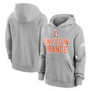 【公式グッズ】NFL ブロンコス プルオーバー パーカー Nike ナイキ レディース ヘザーグレイ (24 Women's Nike Broncos Unit...