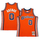 【公式グッズ】NBA ブレッツ ギルバート・アリーナス ユニフォーム Mitchell & Ness(ミッチェル&ネス) メンズ オレンジ (MNC NBA H...