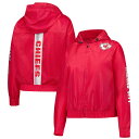 【公式グッズ】NFL チーフス ジャケット Fanatics(ファナティクス) レディース レッド (NYLON POLY JACKET)