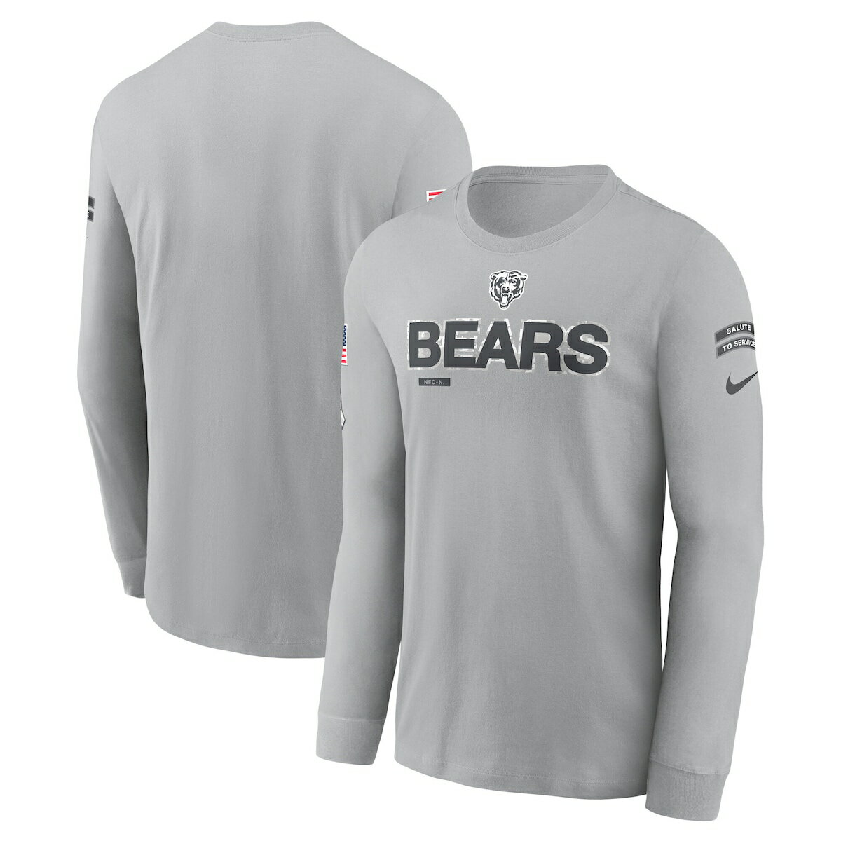 エントリーでポイント 5倍【公式グッズ】NFL ベアーズ 長袖 Tシャツ Nike ナイキ メンズ 