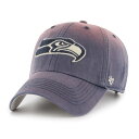 【公式グッズ】NFL シーホークス アジャスタブル キャップ '47 /フォーティーセブン メンズ (NFL Dusted Relaxed Clean Up)(4)