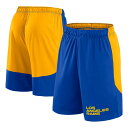 【公式グッズ】NFL ラムズ カジュアル ショーツ Fanatics(ファナティクス) メンズ ロイヤル (NFL Launch Poly Short)