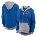 【公式グッズ】MLB カブス ジップアップ パーカー Fanatics(ファナティクス) レディース ロイヤル (Women's MLB PRB Hit It ...