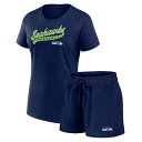 【公式グッズ】NFL シーホークス ショートパンツ Fanatics(ファナティクス) レディース ネイビー (24 Women's Start to Fini...