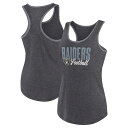 【公式グッズ】NFL レイダース Tシャツ Fanatics/ファナティクス レディース ヘザーグレイ (Fanatics Swing Pass Triblen...