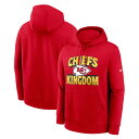 エントリーでポイント 5倍【公式グッズ】NFL チーフス フリース パーカー Nike ナイキ メンズ レッド (Men's Nike Hometown Fleece Hoodie)(4)