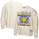 【公式グッズ】NBA ウォリアーズ トレーナー Mitchell & Ness(ミッチェル&ネス) レディース クリーム (NBA Mitchell & Nes...
