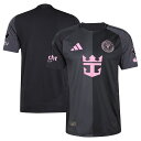 【公式グッズ】MLS インテルマイアミCF アウェイ ユニフォーム (オーセンティック) Adidas/アディダス メンズ ブラック (25/26 INTER MIAMI AWAY JERSEY AUTHENTIC)(4)