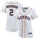 【公式グッズ】MLB アストロズ アレックス・ブレグマン ホーム ユニフォーム (レプリカ) Nike ナイキ レディース ホワイト (Women's Nike...