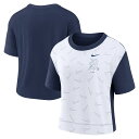 【公式グッズ】MLB タイガース Tシャツ Nike/ナイキ レディース ネイビー (Women's Nike Team Line Up High Hip Fa...