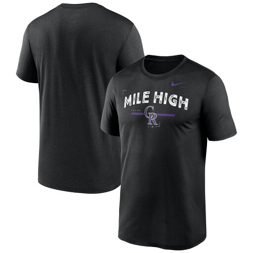 【公式グッズ】MLB ロッキーズ Tシャツ Nike ナイキ メンズ ブラック (23 Men's Nike Local Legend PRACTICE TEE) 【公式グッズ】MLB ロッキーズ Tシャツ Nike ナイキ メンズ ブラック (23 Men's Nike Local Legend PRACTICE TEE)