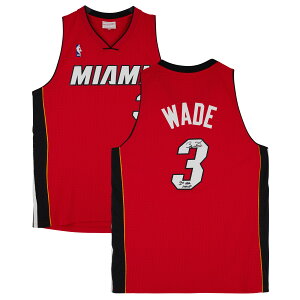 エントリーでポイント 5倍【公式シリアル番号付き】NBA ヒート ドウェイン・ウェイド 直筆サイン ユニフォーム Fanatics(ファナティクス) (AUT BK JERSEY 45321)