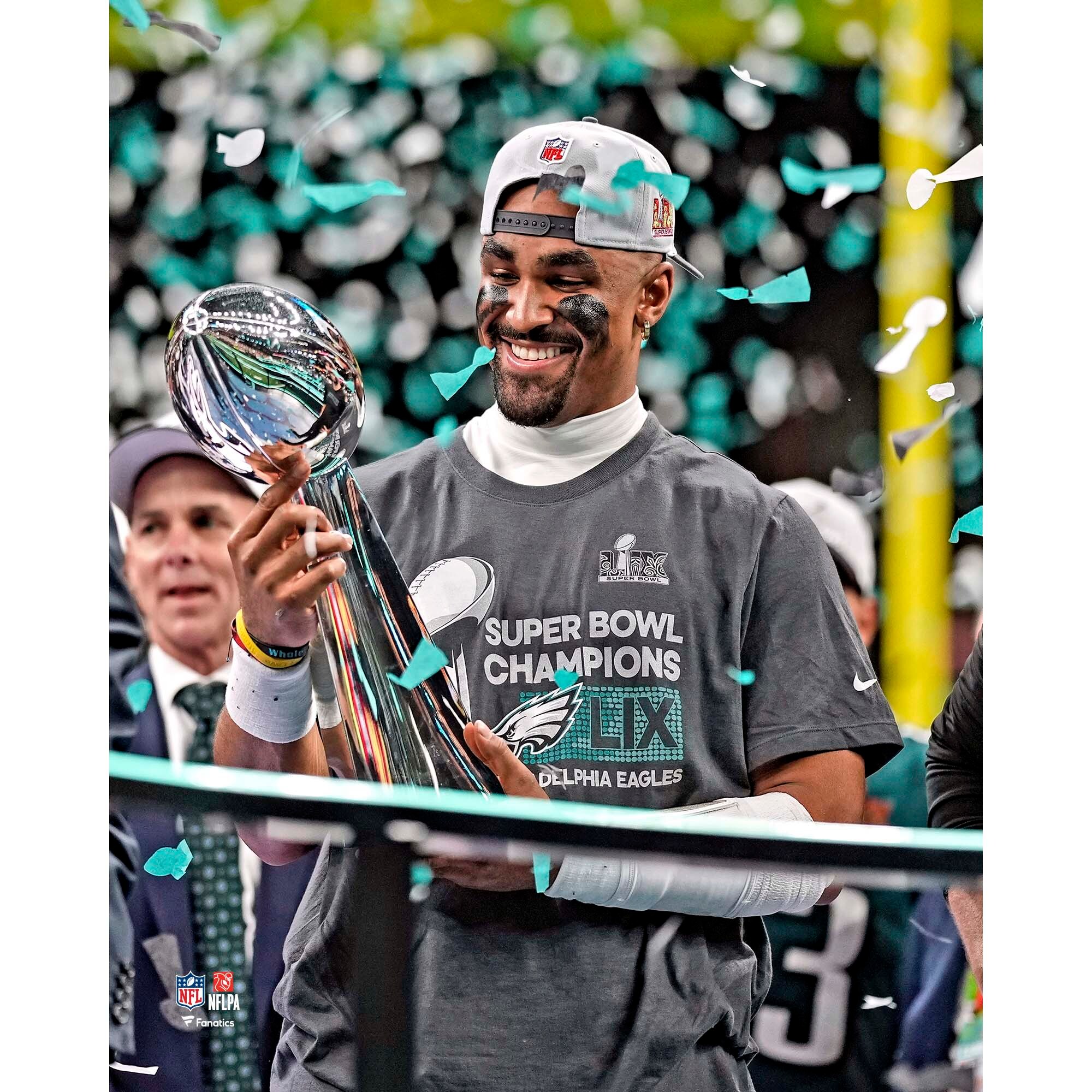 【公式グッズ】NFL イーグルス ジャレン・ハーツ コレクタブルフォト Fanatics Authentic/ファナティクスオーセンティック (UNS NFL SB LIX CHAMP PHOTO 45698 - MULTI)