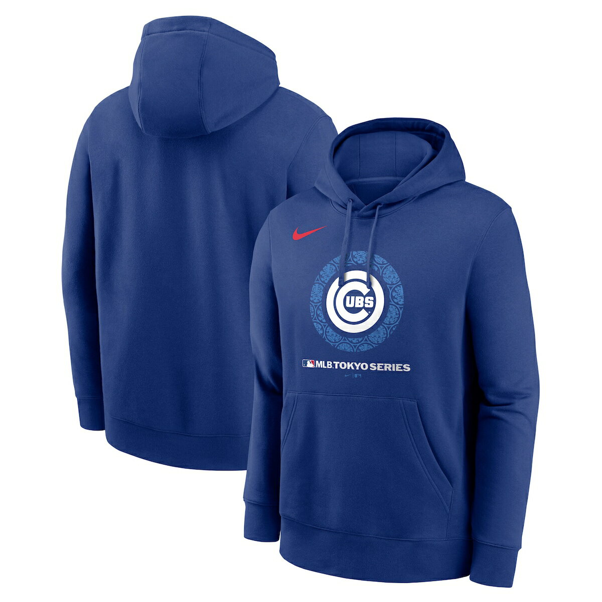 【公式グッズ】MLB 東京シリーズ カブス フリース パーカー Nike ナイキ メンズ ロイヤル (Men's Nike Tokyo Series Chicago Cubs Local Logo Club Fleece)のサムネイル