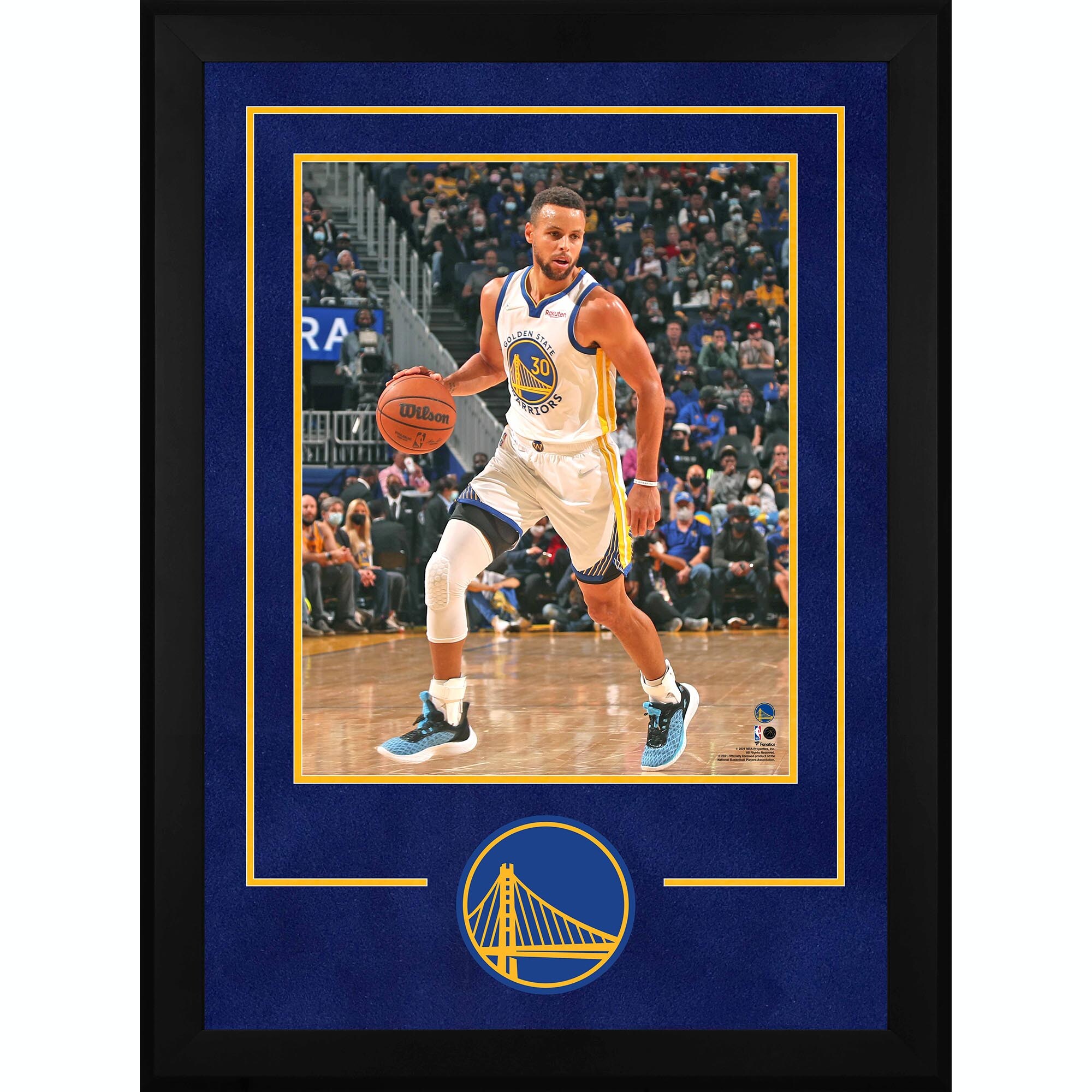 エントリーでポイント 5倍【公式グッズ】NBA ウォリアーズ コレクタブルフォト(フレーム入り) Fanatics(ファナティクス) (MM Deluxe 16x20 Frme W/ TL)
