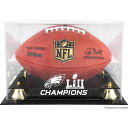 【公式グッズ】NFL イーグルス ボール ディスプレイケース Fanatics(ファナティクス) (SB52 Champs Golden Classic Football Display Case)