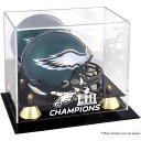 【公式グッズ】NFL イーグルス コレクタブル用 ミニヘルメットケース Fanatics(ファナティクス) (SB52 Champs Golden Classic Mini Helmet Display Case)