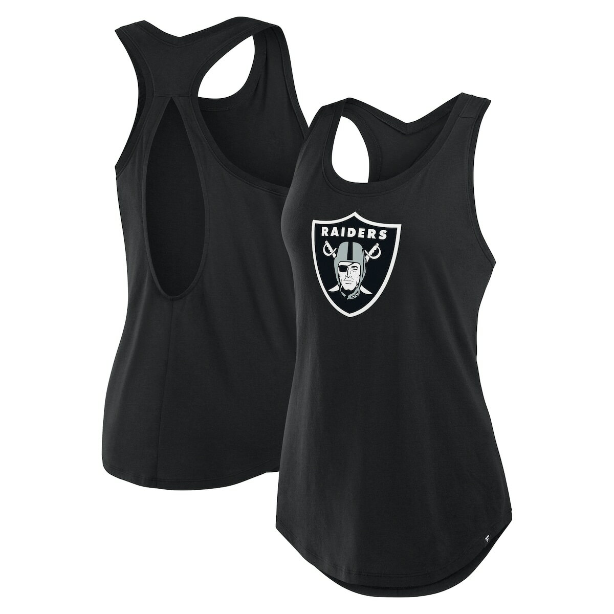 【公式グッズ】NFL レイダース タンクトップ Fanatics/ファナティクス レディース ブラック (NFL Womens Fanatics Iron Fa...