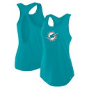 【公式グッズ】NFL ドルフィンズ タンクトップ Fanatics/ファナティクス レディース アクア (NFL Womens Fanatics Iron Fa...