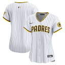 【公式グッズ】MLB パドレス ホーム リミテッド ユニフォーム Nike ナイキ レディース ホワイト (2025 Women's Limited Blank...
