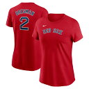 【公式グッズ】MLB レッドソックス アレックス・ブレグマン ネーム&ナンバー Tシャツ Nike/ナイキ レディース レッド (2025 Nike Fuse ...