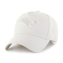 【公式グッズ】NFL ペイトリオッツ アジャスタブル キャップ '47 /フォーティーセブン メンズ クリーム (NFL Ballpark Offside Pinch Front Structured Adjustable)