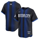 【公式グッズ】MLB タイガース シティコネクト リミテッド ユニフォーム Nike ナイキ メンズ ブルー (SP25 Nike Mens Limited C...