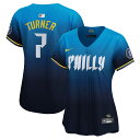 【公式グッズ】MLB フィリーズ トリア・ターナー ユニフォーム Nike ナイキ レディース ネイビー (SP25 Nike Womens Limited C...