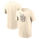 【公式グッズ】MLB パドレス Tシャツ Nike/ナイキ メンズ クリーム (Men's Nike Camo Team Front Cotton Tee)