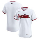 【公式グッズ】MLB インディアンス ユニフォーム Nike ナイキ メンズ ホワイト (Blank Nike Elite Jersey - Team Patc...