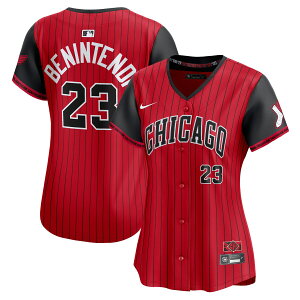 エントリーでポイント 5倍【公式グッズ】MLB ホワイトソックス アンドリュー・ベニンテンディ ユニフォーム Nike ナイキ レディース レッド (SP25 Nike Womens Limited City Connect Player Jersey)