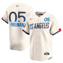 【公式グッズ】MLB ドジャース フレディ・フリーマン ユニフォーム Nike ナイキ メンズ クリーム (Sp25 Nike Mens Limited Car...