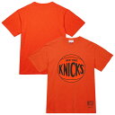 【公式グッズ】NBA ニックス Tシャツ Mitchell & Ness/ミッチェル&ネス 大人サイズ オレンジ (Unisex Mitchell & Ness HWC MVP Logo SS Tee)(4)
