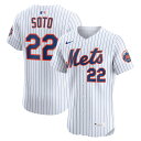 【公式グッズ】MLB メッツ ファン・ソト ユニフォーム Nike ナイキ メンズ ホワイト (Player Nike Elite Jersey)