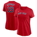【公式グッズ】MLB レッドソックス ローマン・アンソニー Tシャツ Nike/ナイキ レディース レッド (2025 Nike Fuse Women's N&N Tee)