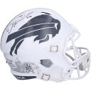 【公式シリアル番号付き】NFL ビルズ ダルトン・キンケイド 直筆サイン入り ヘルメット Fanatics(ファナティクス) (AUT REP HELMET 45590)