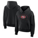 【公式グッズ】NFL 49ers トレーナー Fanatics(ファナティクス) レディース ブラック (NFL Womens Redzone Eligible...