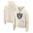 【公式グッズ】NFL レイダース トレーナー Fanatics(ファナティクス) レディース クリーム (NFL Womens Dove Legacy Flee...