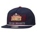 【公式グッズ】NBA ナゲッツ スナップバック キャップ Mitchell & Ness/ミッチェル&ネス メンズ ネイビー (25 NBA MNC Ascend Deadstock Roper Snapback)(4)