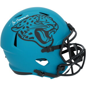 【公式シリアル番号付】NFL ジャガーズ ブライアン・トーマス・ジュニア 直筆サイン入り ヘルメット Fanatics Authentic/ファナティクスオーセンティック (AUT REP HELMET 45425)
