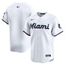 【公式グッズ】MLB マーリンズ ホーム リミテッド ユニフォーム Nike/ナイキ キッズサイズ ホワイト (2025 Youth Limited Blank Jerseys)(4)
