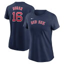 【公式グッズ】MLB レッドソックス ジャレン・デュラン ネーム&ナンバー Tシャツ Nike/ナイキ レディース ネイビー (2025 Nike Fuse Women's N&N Tee)(4)